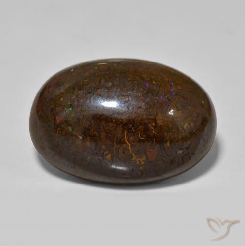 Ópalo de roca Multicolor natural de 23.34 ct, Ovalada, Opaco