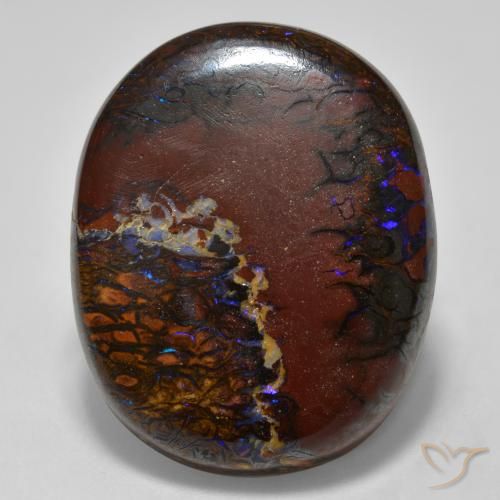 Ópalo de roca Multicolor natural de 22.54 ct, Ovalada, Opaco