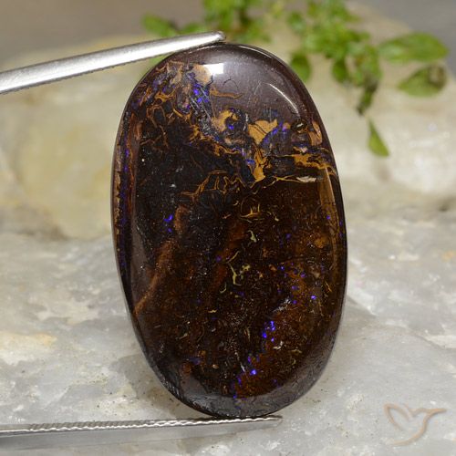36.09ct Natural Multicolor Ópalo de roca, Ovalada, Opaco
