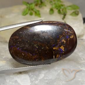 Ópalo de roca Multicolor natural de 36.09 ct, Ovalada, Opaco