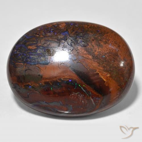 Ópalo de roca Multicolor natural de 42.73 ct, Ovalada, Opaco