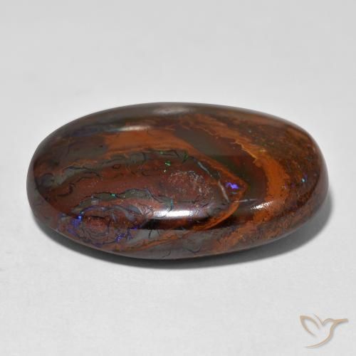 Ópalo de roca Multicolor natural de 42.73 ct, Ovalada, Opaco
