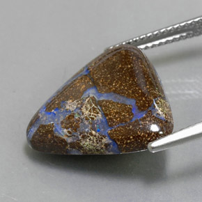 Ópalo de roca Multicolor natural de 9.77 ct, Trillón, Opaco