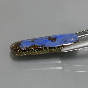 Ópalo de roca Multicolor natural de 2.10 ct, Forma elegante, Opaco