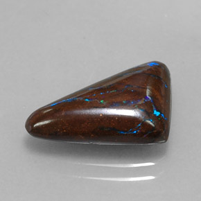 Ópalo boulder multicolor natural de 5,10 ct, forma elegante, opaco