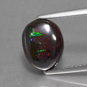 Ópalo de roca Multicolor natural de 4.60 ct, Ovalada, Opaco