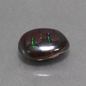 Ópalo de roca Multicolor natural de 4.60 ct, Ovalada, Opaco