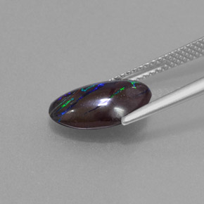 Ópalo de roca Multicolor natural de 3.56 ct, Forma elegante, Opaco