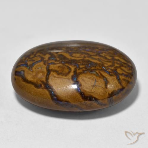 Ópalo de roca Multicolor natural de 34.16 ct, Ovalada, Opaco