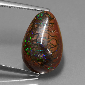 Ópalo de roca Multicolor natural de 7.10 ct, Elegante, Opaco