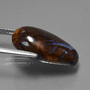 Ópalo de roca Multicolor natural de 13.34 ct, Forma elegante, Opaco