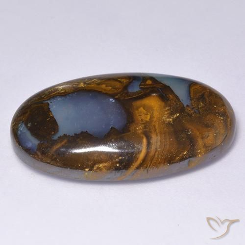Ópalo de roca Multicolor natural de 26.43 ct, Ovalada, Opaco