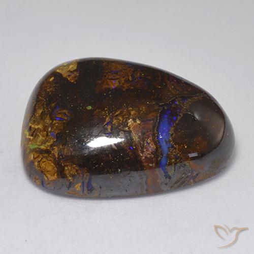 Ópalo de roca Multicolor natural de 25.75 ct, Elegante, Opaco
