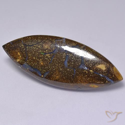 18.28ct Natural Multicolor Ópalo de roca, Marquesa, Opaco