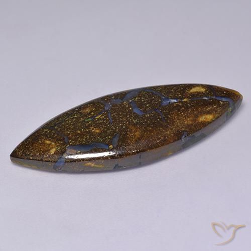 Ópalo de roca Multicolor natural de 18.28 ct, Marquesa, Opaco