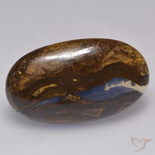 9.66ct Natural Multicolor Ópalo de roca, Ovalada, Opaco