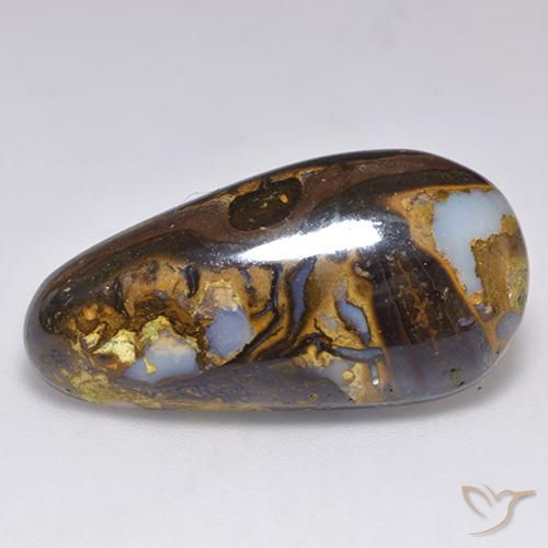 Ópalo de roca Multicolor natural de 17.03 ct, Elegante, Opaco