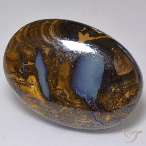 41.37ct Natural Multicolor Ópalo de roca, Ovalada, Opaco