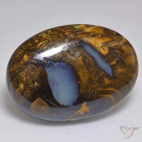 Ópalo de roca Multicolor natural de 41.37 ct, Ovalada, Opaco