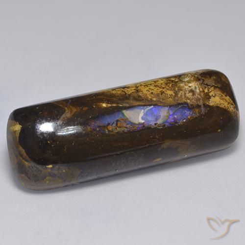 27.17ct Natural Multicolor Ópalo de roca, Forma Cojín, Opaco