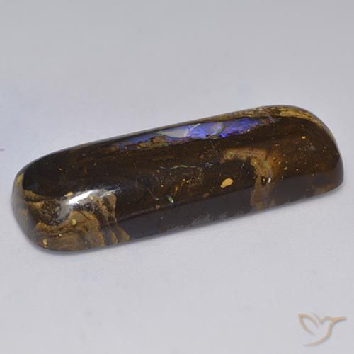 Ópalo de roca Multicolor natural de 27.17 ct, Forma Cojín, Opaco