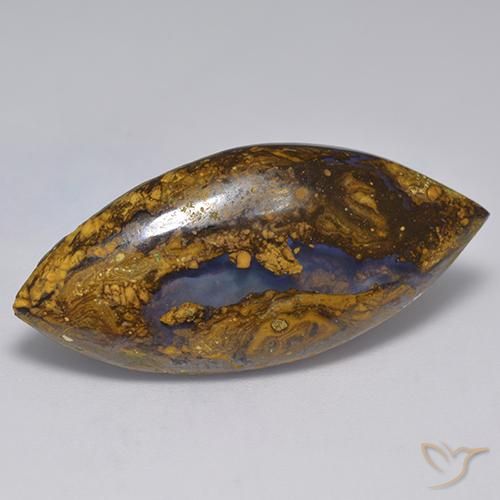 19.94ct Natural Multicolor Ópalo de roca, Marquesa, Opaco