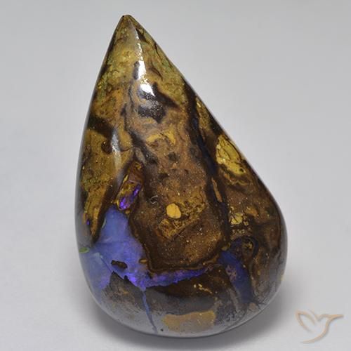 Ópalo de roca Multicolor natural de 17.29 ct, Elegante, Opaco