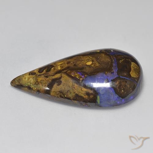 Ópalo de roca Multicolor natural de 17.29 ct, Elegante, Opaco
