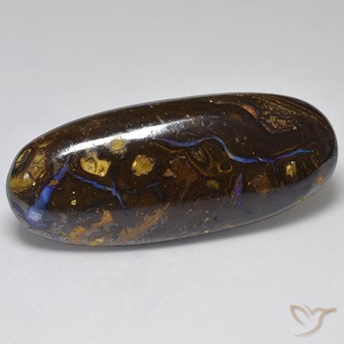 Ópalo de roca Multicolor natural de 36.66 ct, Ovalada, Opaco