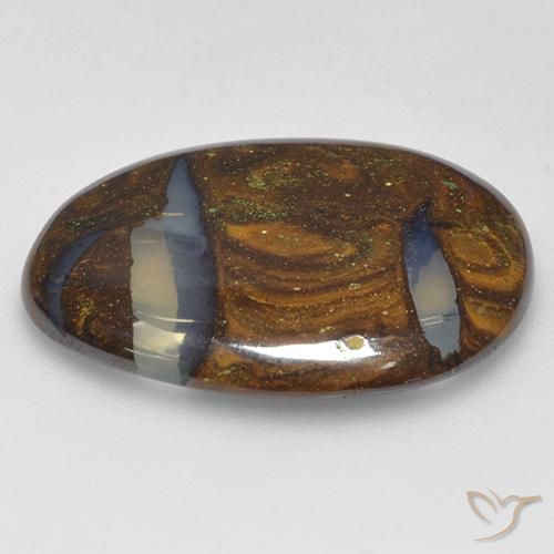Ópalo de roca Multicolor natural de 19.30 ct, Elegante, Translúcido
