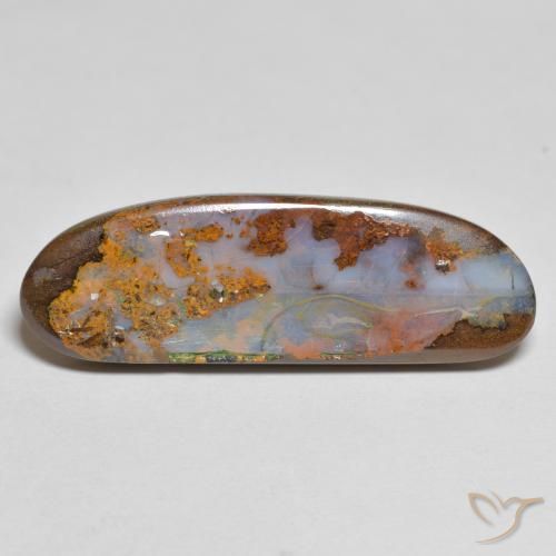 11.89ct Natural Multicolor Ópalo de roca, Elegante, Opaco