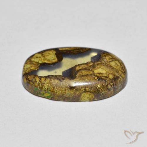 Ópalo de roca Multicolor natural de 4.31 ct, Ovalada, Translúcido