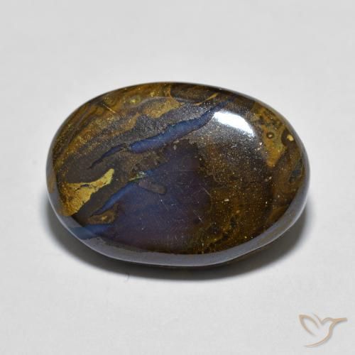8.06ct Natural Multicolor Ópalo de roca, Ovalada, Opaco
