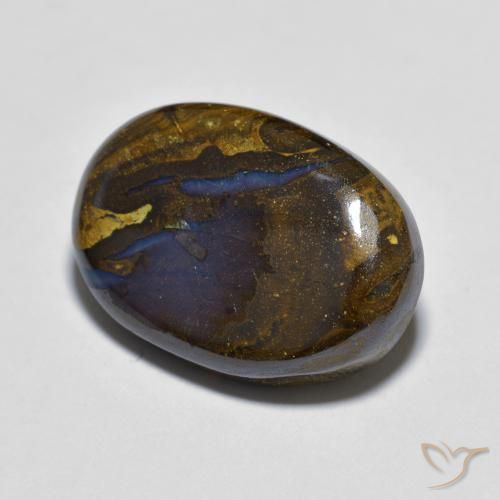 Ópalo de roca Multicolor natural de 8.06 ct, Ovalada, Opaco