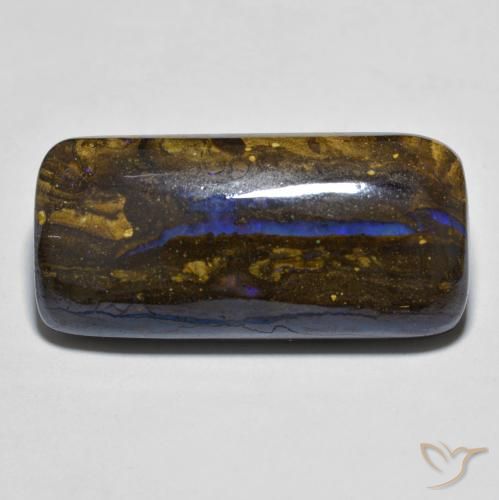 14.28ct Natural Multicolor Ópalo de roca, Forma Cojín, Opaco