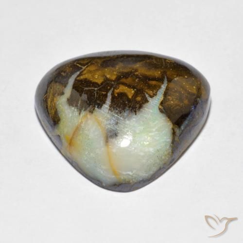 Ópalo de roca Multicolor natural de 12.73 ct, Trillón, Opaco