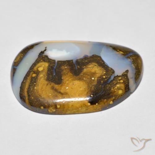 Ópalo de roca Multicolor natural de 12.38 ct, Elegante, Translúcido