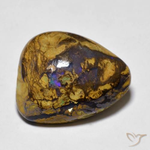 11.19ct Natural Multicolor Ópalo de roca, Elegante, Opaco
