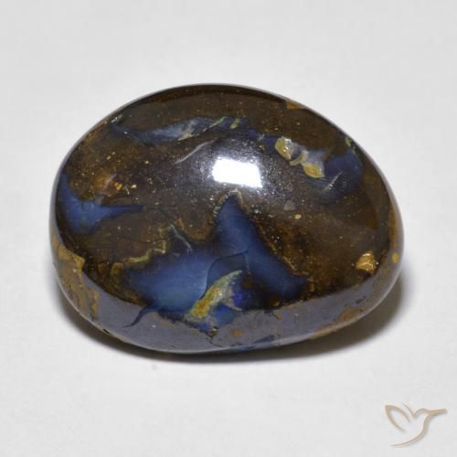 9.50ct Natural Multicolor Ópalo de roca, Elegante, Opaco