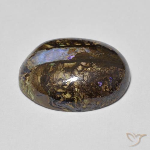 Ópalo de roca Multicolor natural de 7.69 ct, Ovalada, Opaco