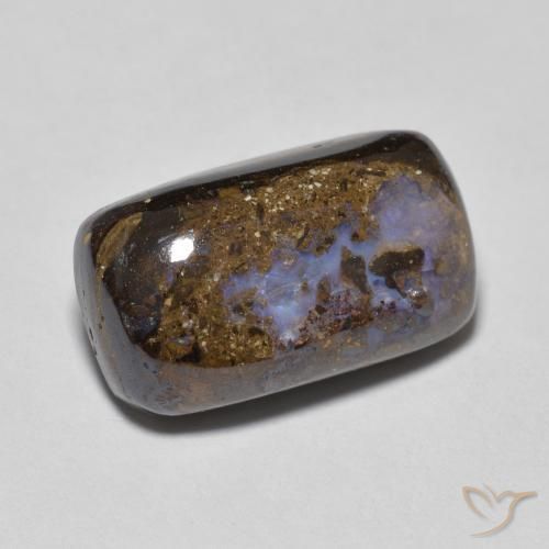 Ópalo de roca Multicolor natural de 8.01 ct, Forma Cojín, Opaco