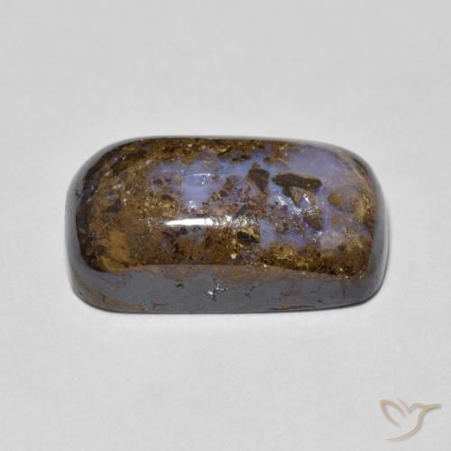 Ópalo de roca Multicolor natural de 8.01 ct, Forma Cojín, Opaco