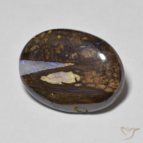 Ópalo de roca Multicolor natural de 8.42 ct, Ovalada, Opaco