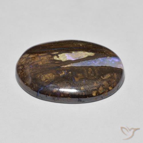 Ópalo de roca Multicolor natural de 8.42 ct, Ovalada, Opaco