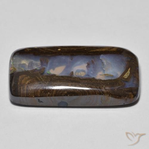 Ópalo de roca Multicolor natural de 15.88 ct, Forma Cojín, Opaco