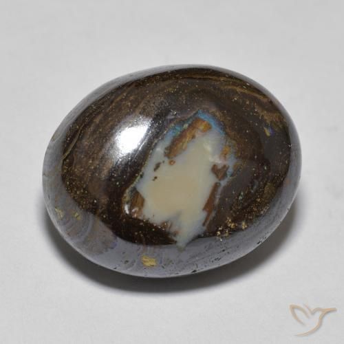 Ópalo de roca Multicolor natural de 14.37 ct, Ovalada, Opaco