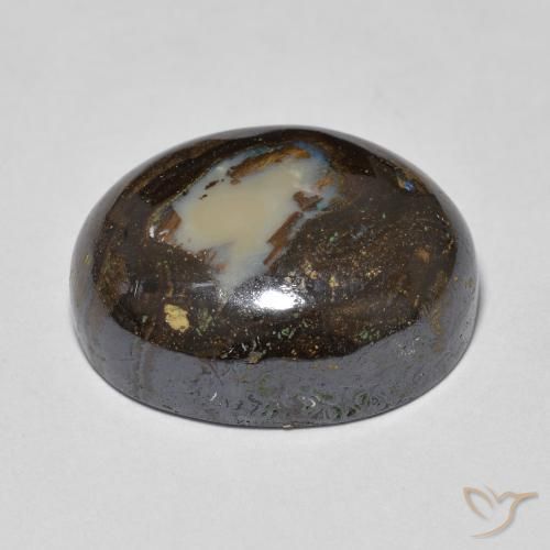 Ópalo de roca Multicolor natural de 14.37 ct, Ovalada, Opaco