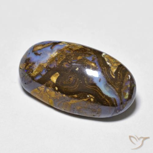 Ópalo de roca Multicolor natural de 9.86 ct, Ovalada, Opaco