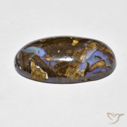 Ópalo de roca Multicolor natural de 9.86 ct, Ovalada, Opaco