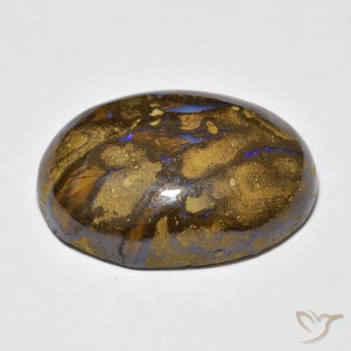 Ópalo de roca Multicolor natural de 15.41 ct, Ovalada, Opaco